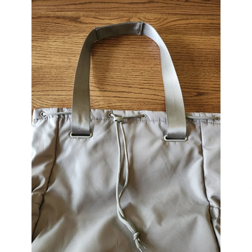Beyond Yoga Convertible Gym Bag Backpack in Birch Color Taupe
